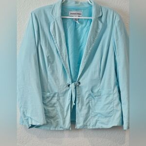 Jessica London NWOT aqua blazer